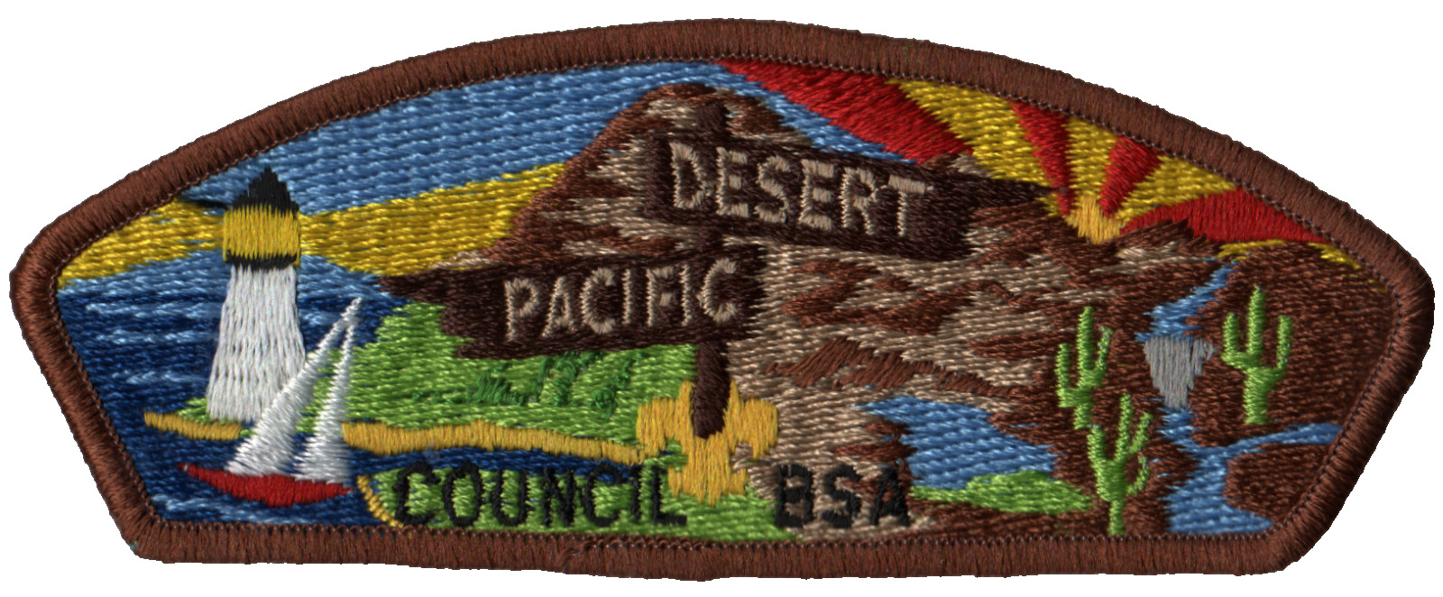 2001 Jamboree Desert Pacific Council CA JSP Brown Bdr (AR913)