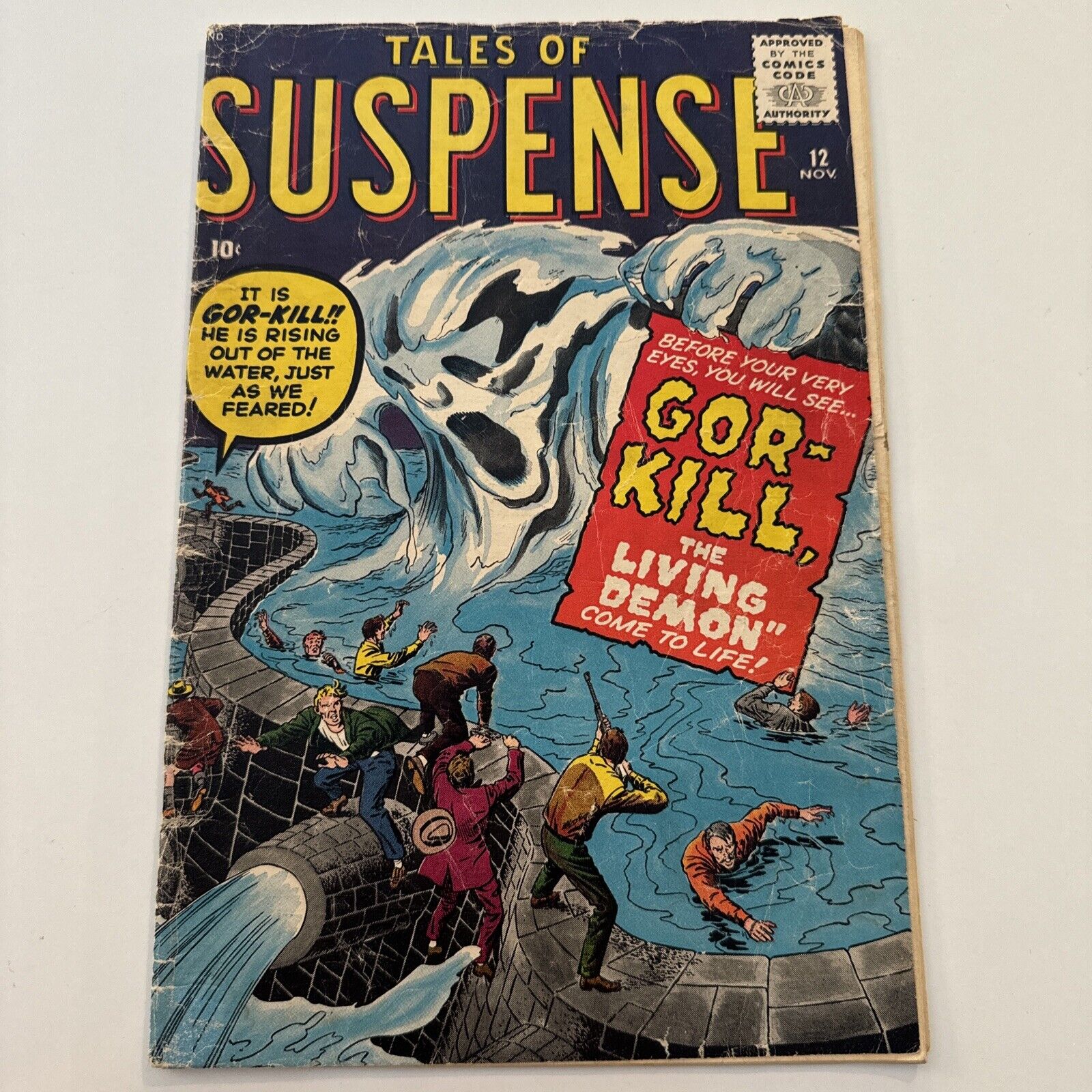 TALES OF SUPENSE # 12 | SILVER AGE ATLAS MARVEL 1960 Jack Kirby & Steve Ditko VG