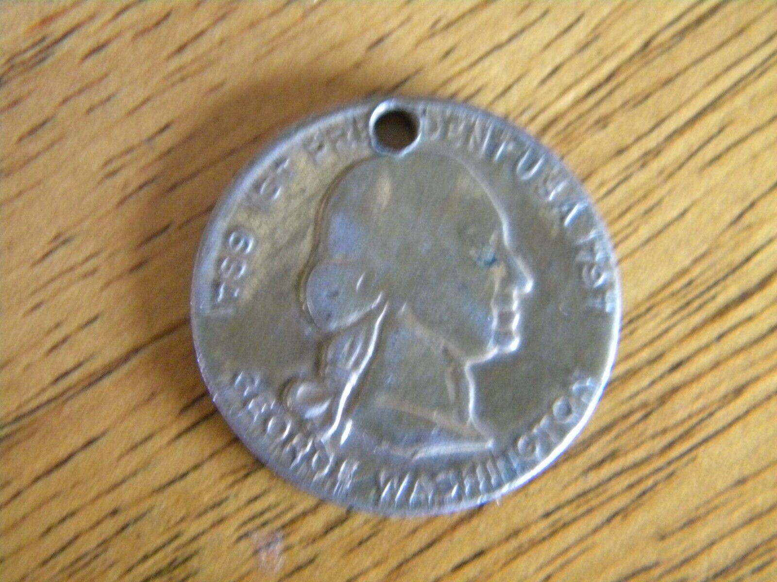 1789 1ST PRESIDENT  USA  George Washington Double Headed quarter token RARE