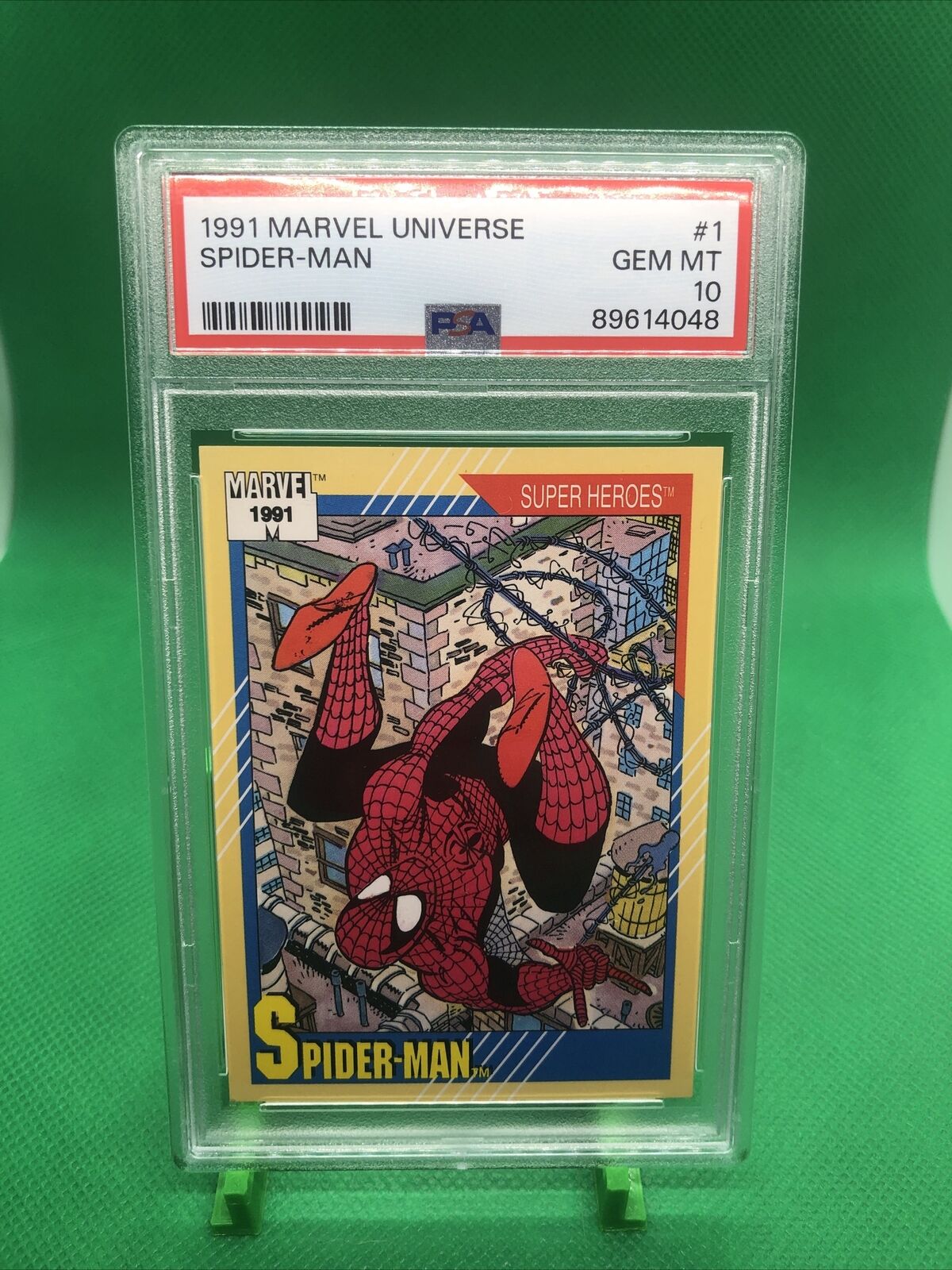 1991 Impel Marvel Universe Series 2 PSA 10 Gem Mint Spider-Man #1