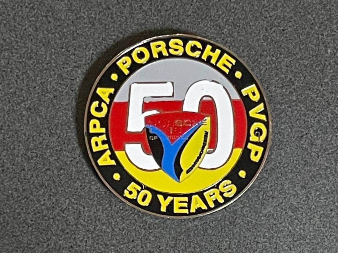 PCA Porsche Club America Allegheny 50th Anniversary Grill Badge Car Badge