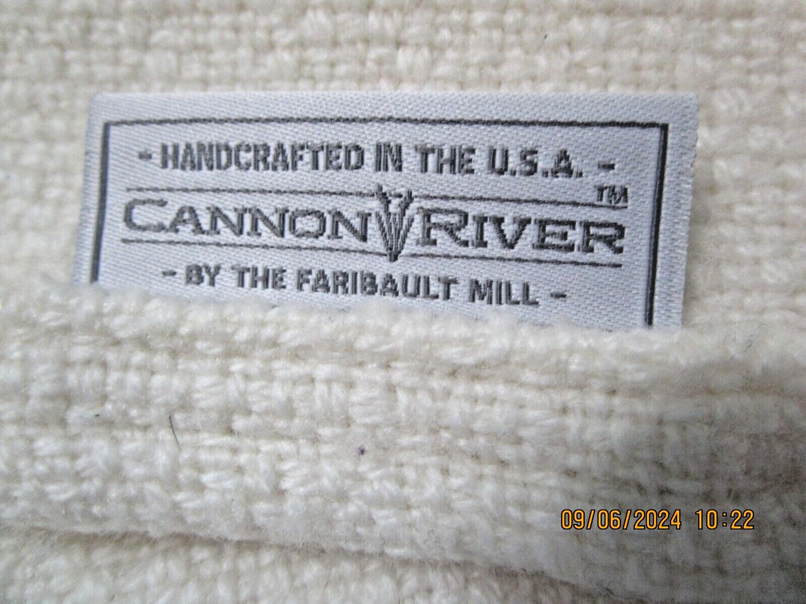 Faribault Woolen Mills, Cannon River 50% Wool Blanket, Ivory, 90\