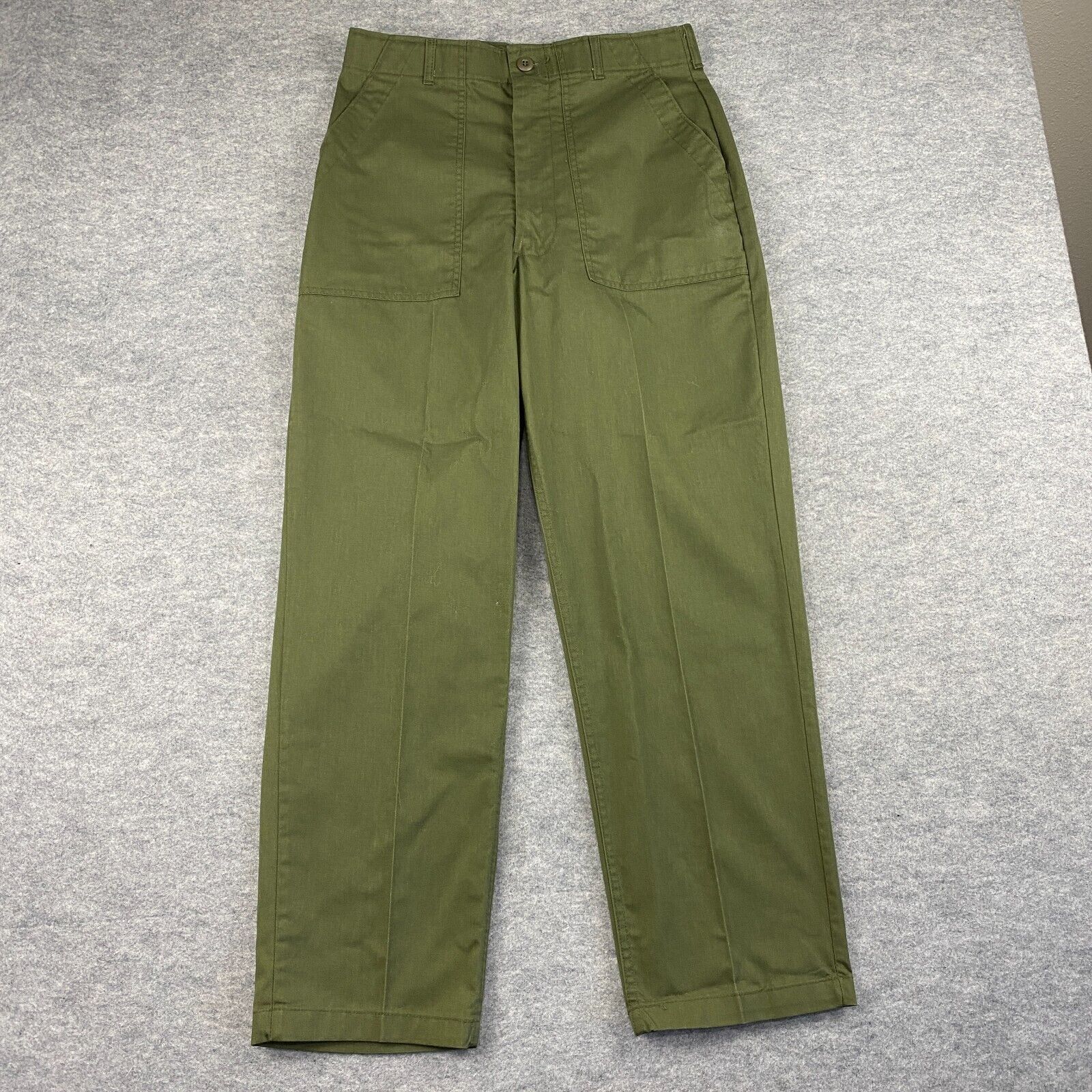 VTG 1970s Military Utility Trousers OG-507 Pants 34x31 Green Vietnam