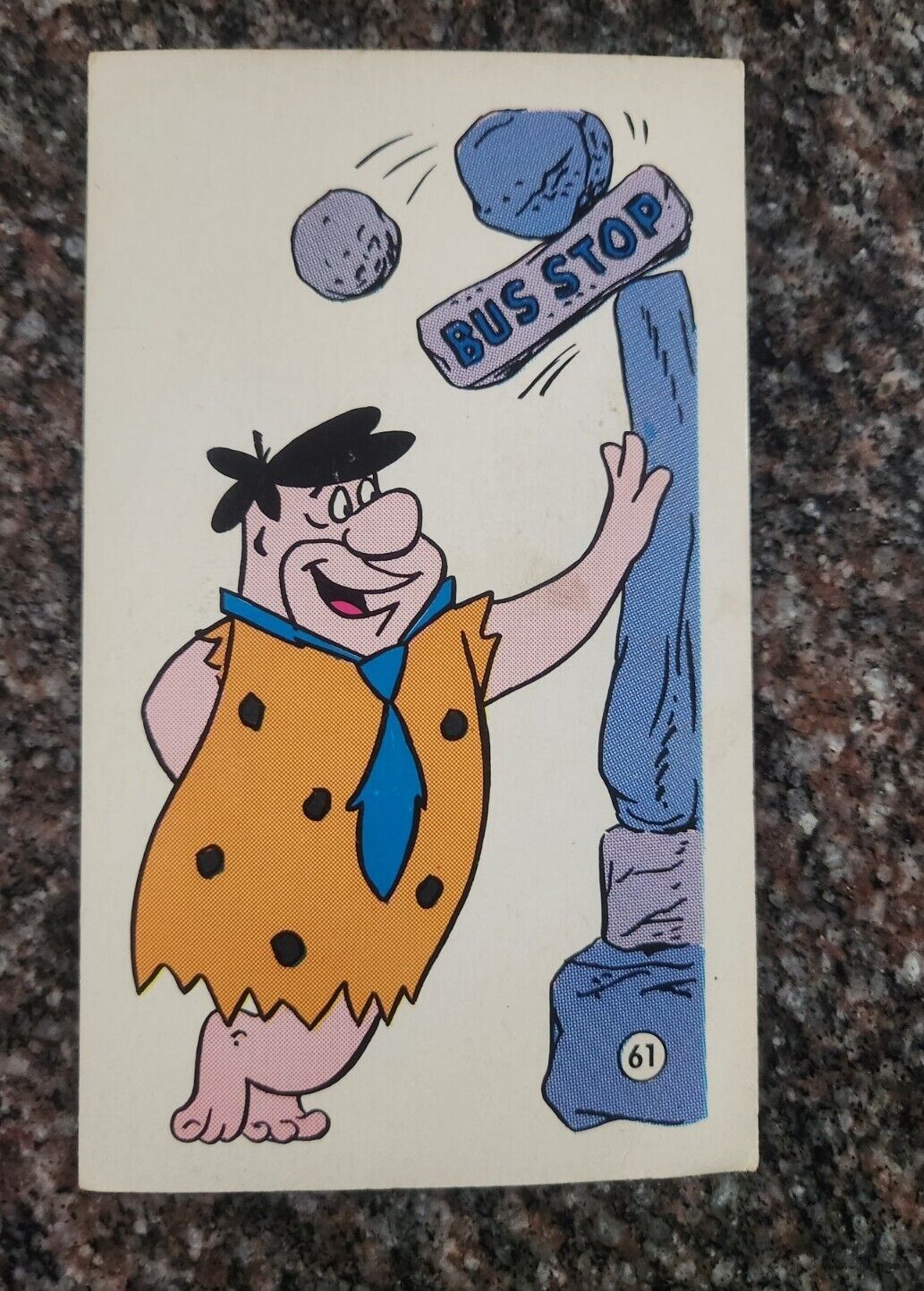 1962 Dynamic Toy - Flintstones Cards #61
