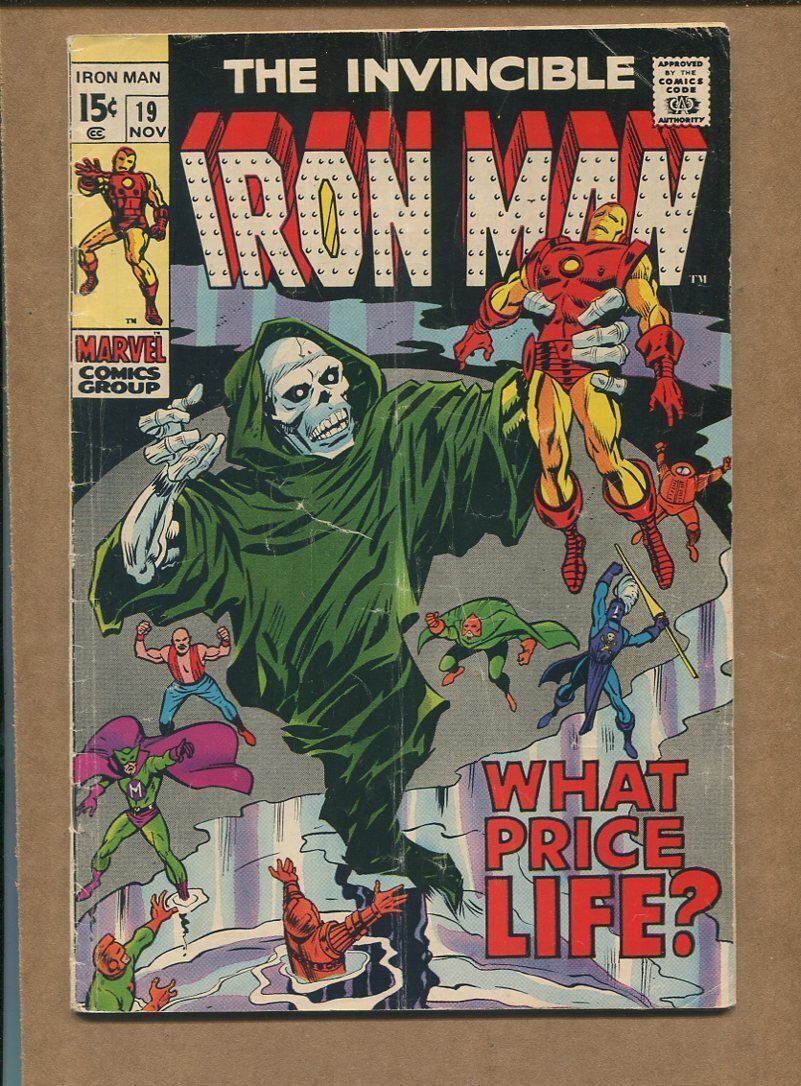 THE INVINCIBLE IRON MAN #19 1969 Mandarin Gladiator