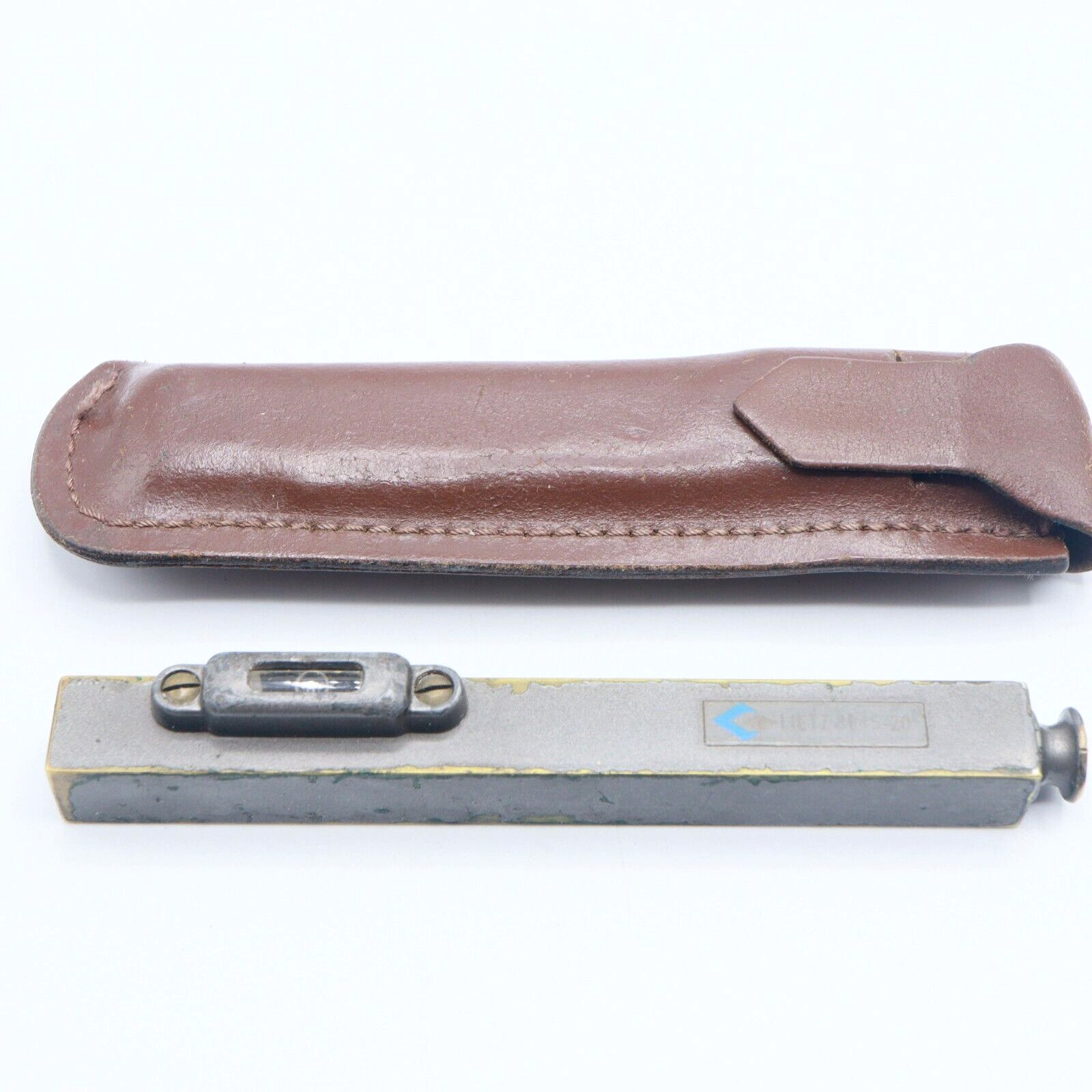 Vintage Lietz Hand Surveyor\'s Scope Level with Leather Case