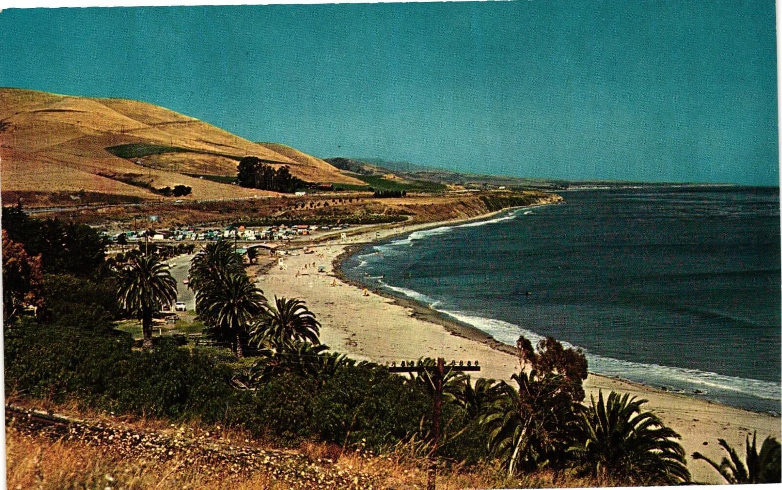 Vintage Postcard- Coast Line, CA 1960s