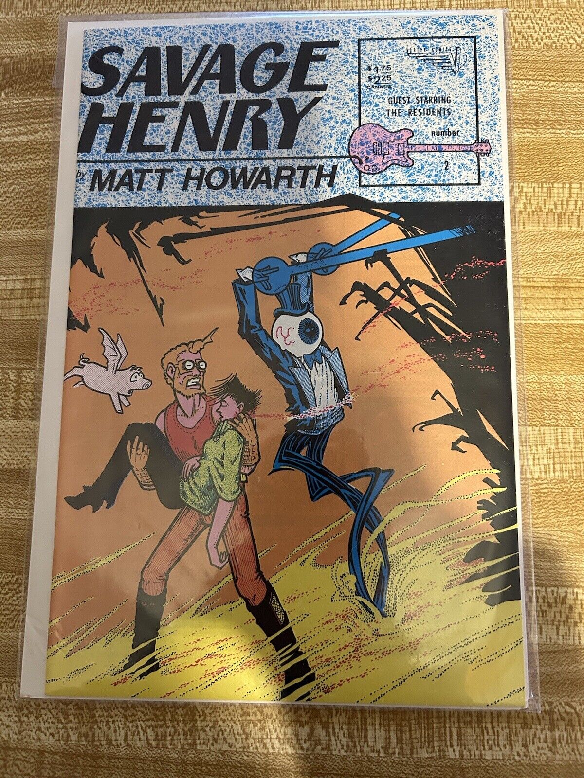 SAVAGE HENRY #2 BY MATT HOWART - 1987 RIP OFF PRESS