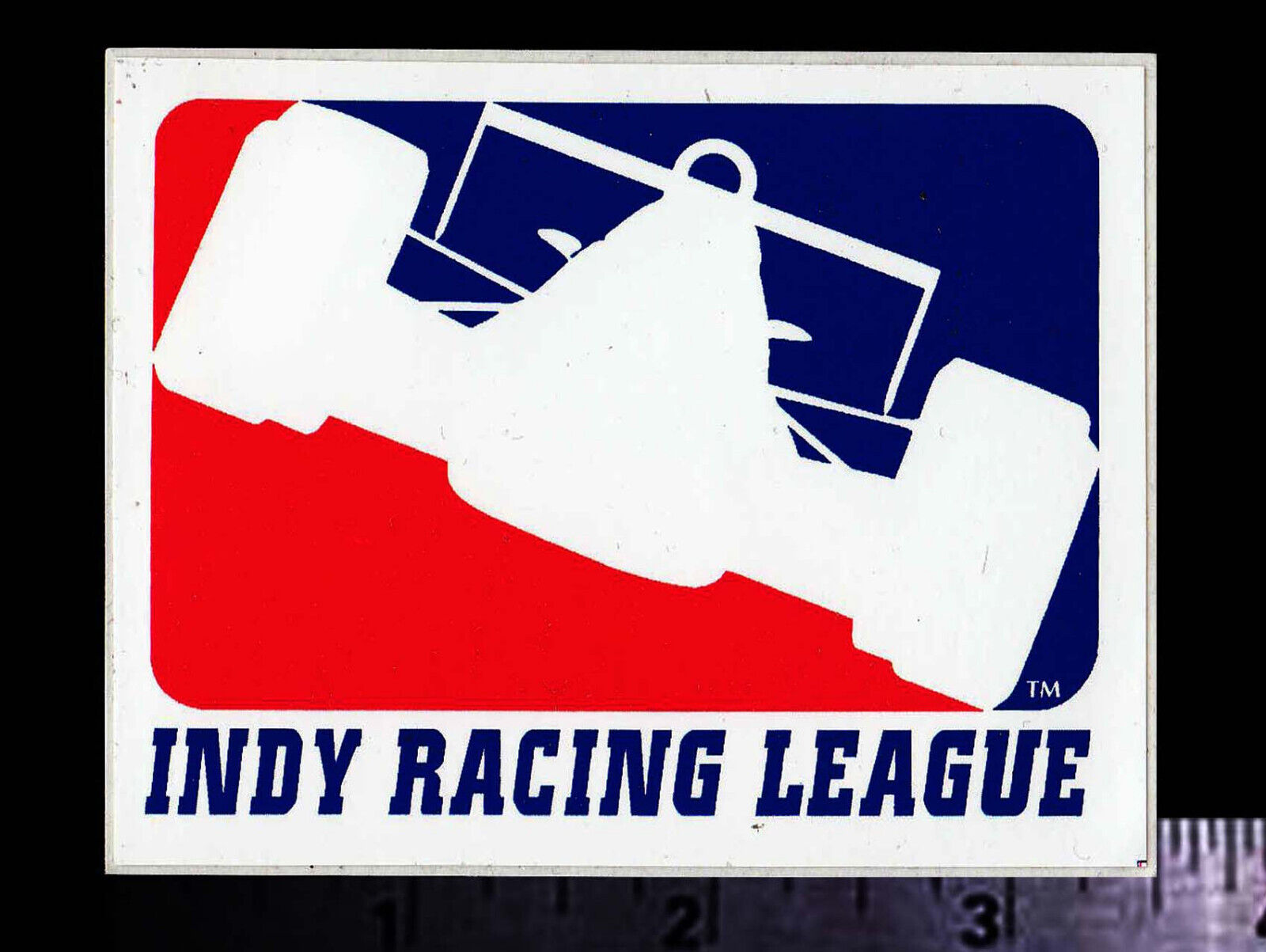 INDY RACING LEAGUE - Original Vintage 1980\'s Racing Decal/Sticker INDY 500