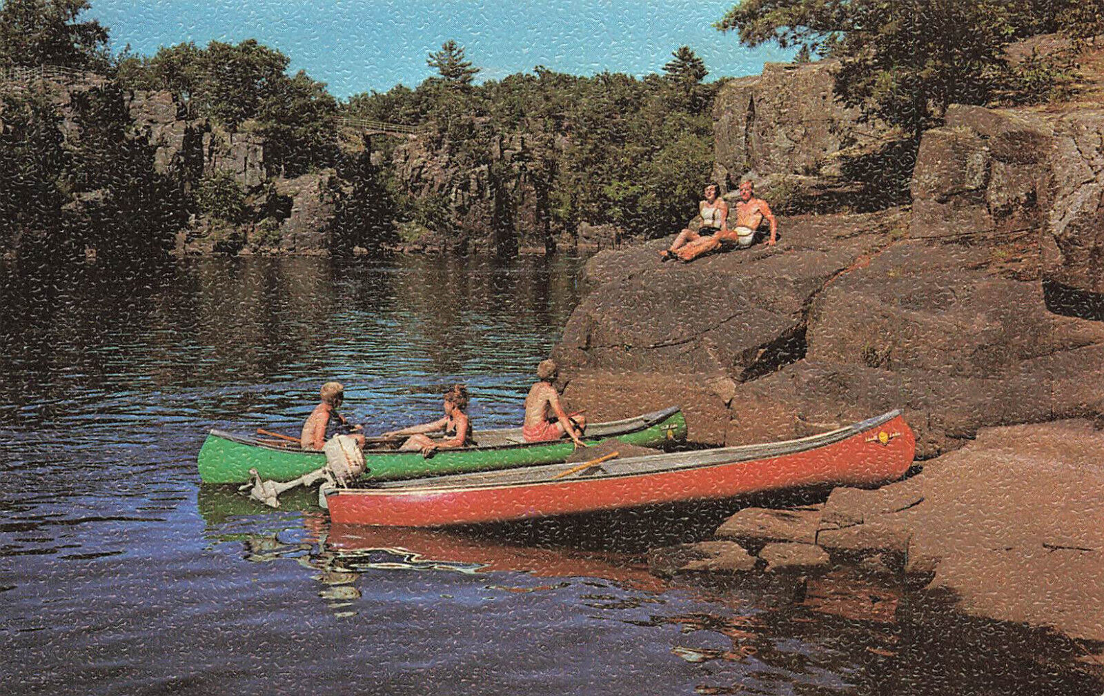 Postcard Canoeing Days