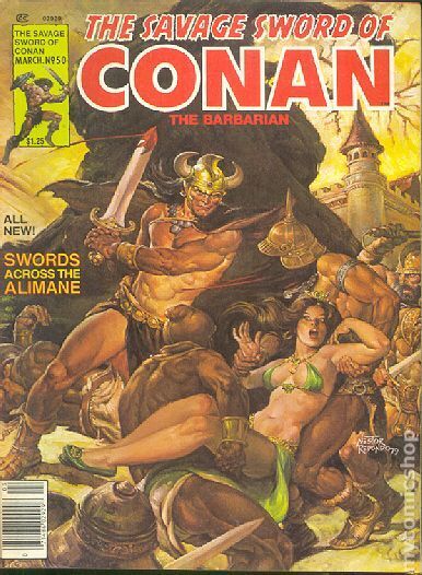 Savage Sword of Conan #50 FN 6.0 1980 Stock Image