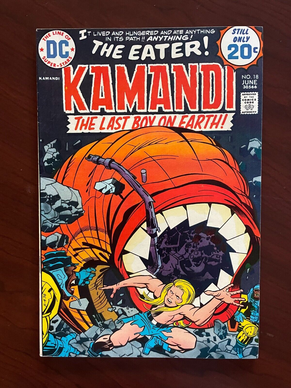 Kamandi #18 (DC Comics 1974) Jack Kirby Bronze Age Last Boy on Earth 6.0 Fine