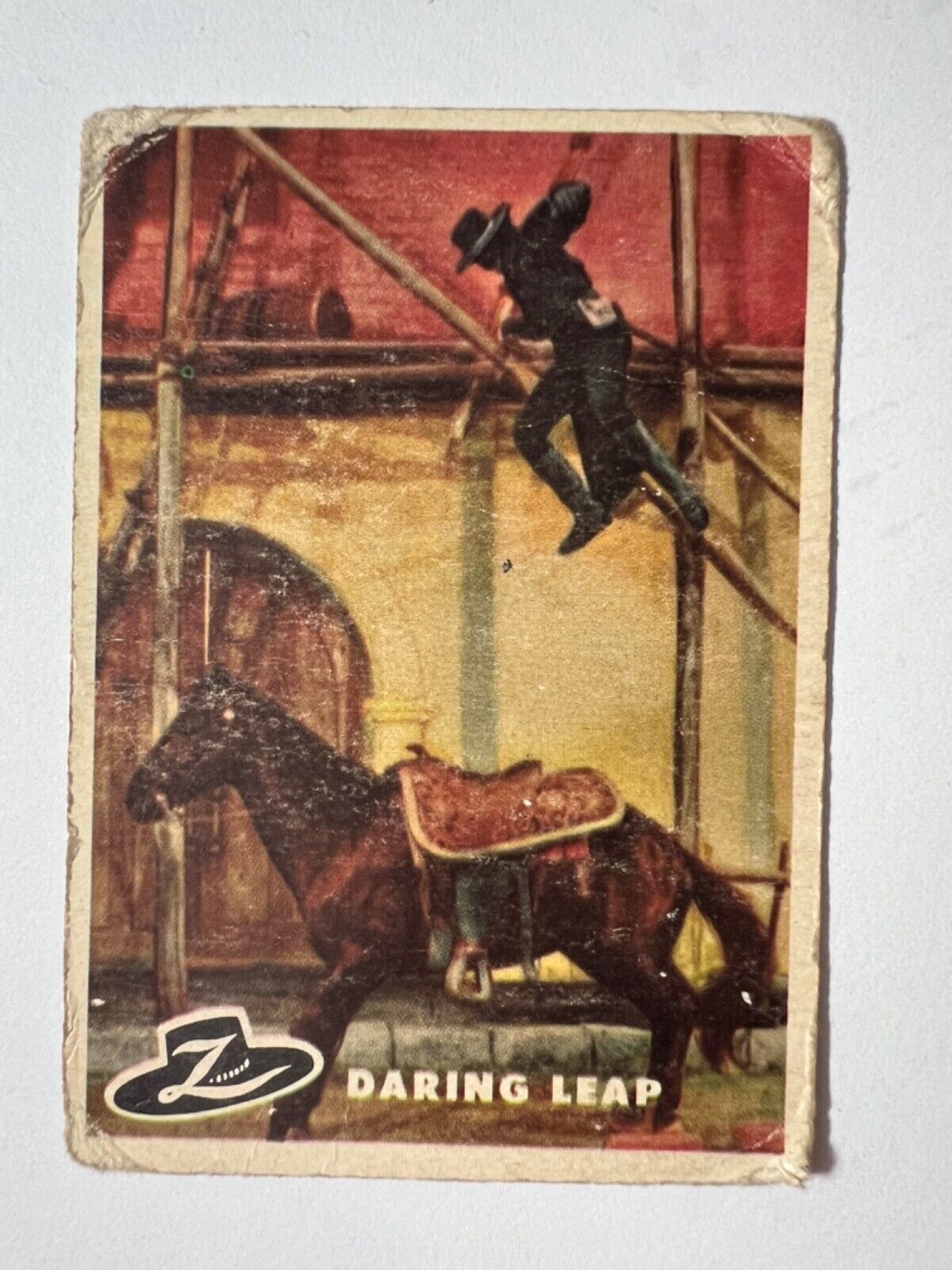 1958 Topps #41 Zorro Daring Leap