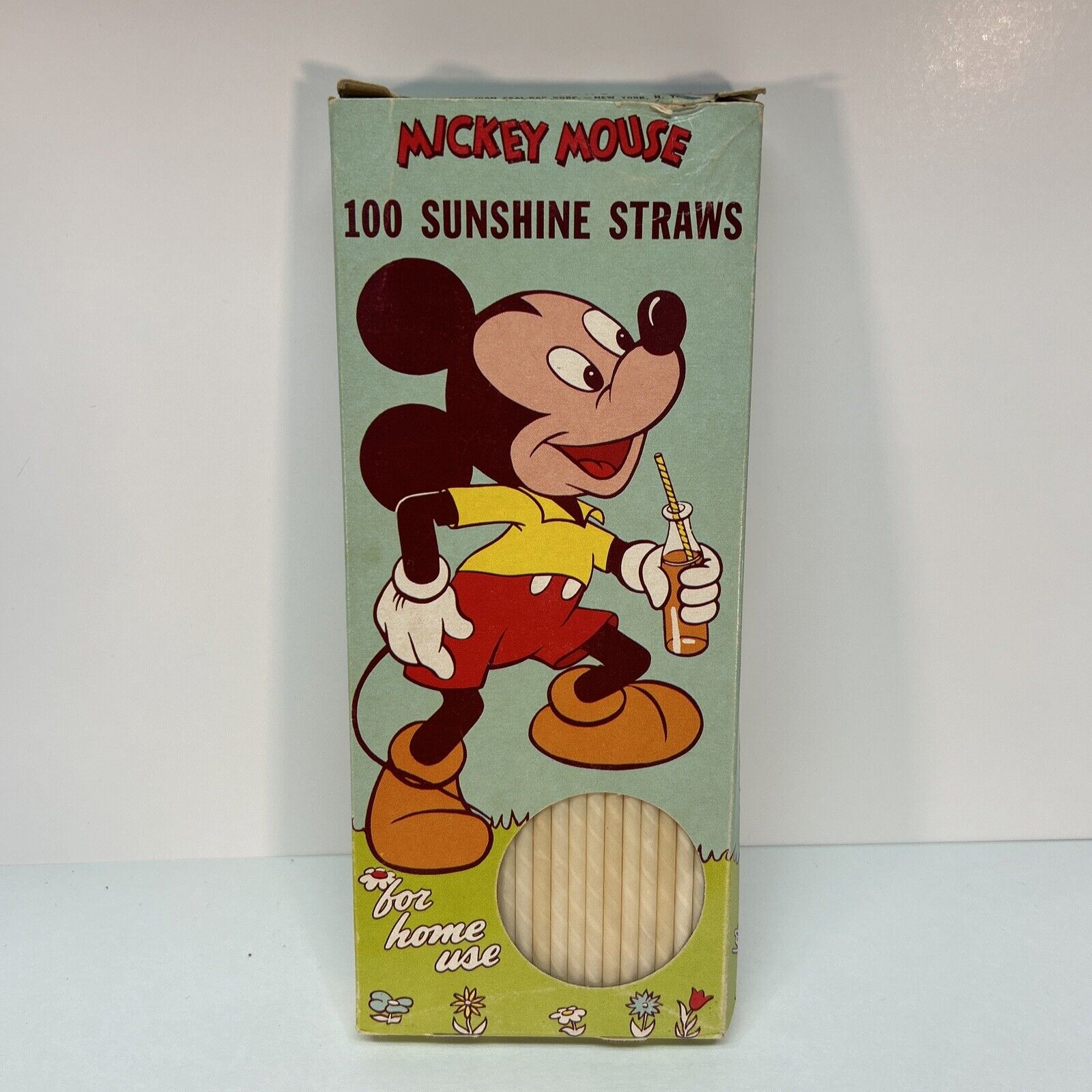 Vintage MICKEY MOUSE Sunshine Straws 1960s