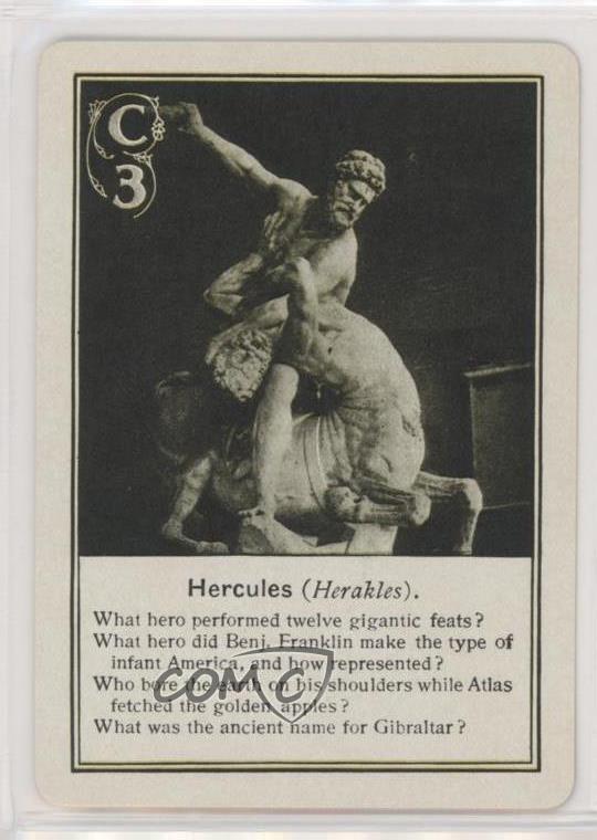 1901 Cincinnati Illustrated Mythology Hercules (Herakles) #C3 0w6