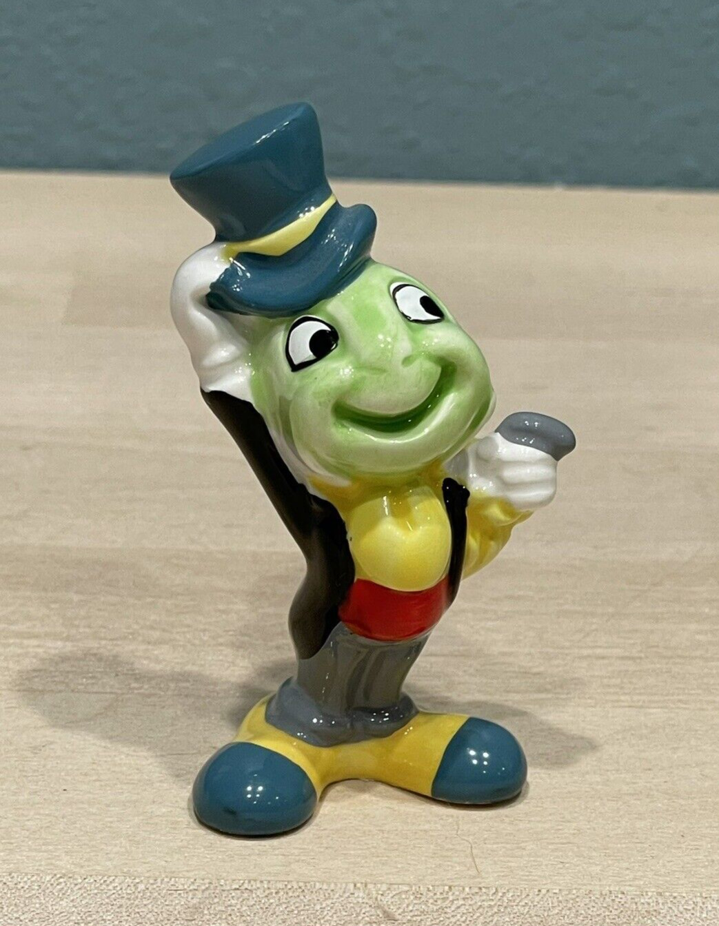 Vintage Jiminy Cricket 1960\'s Porcelain Figurine 3\