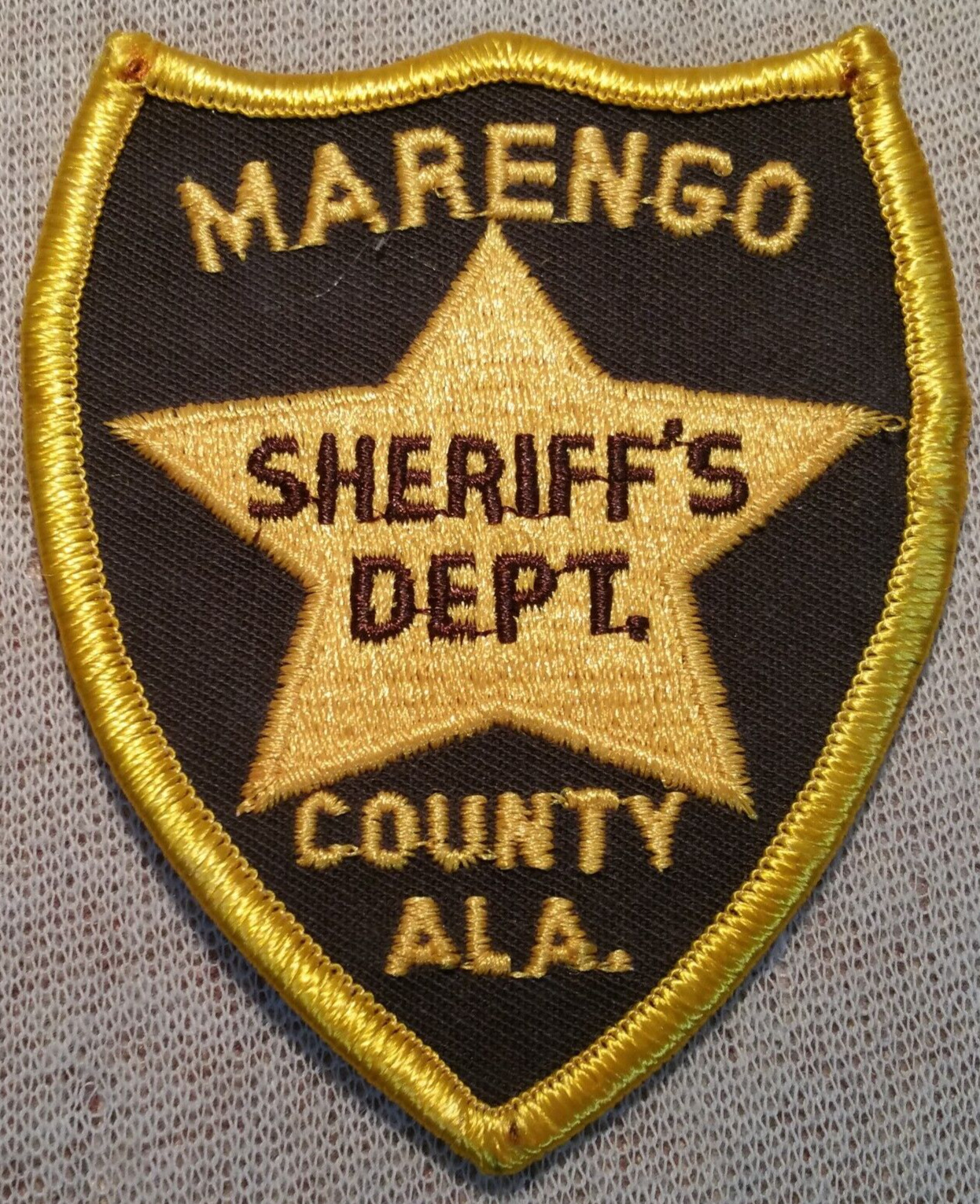 AL Marengo County Alabama Sheriff Patch