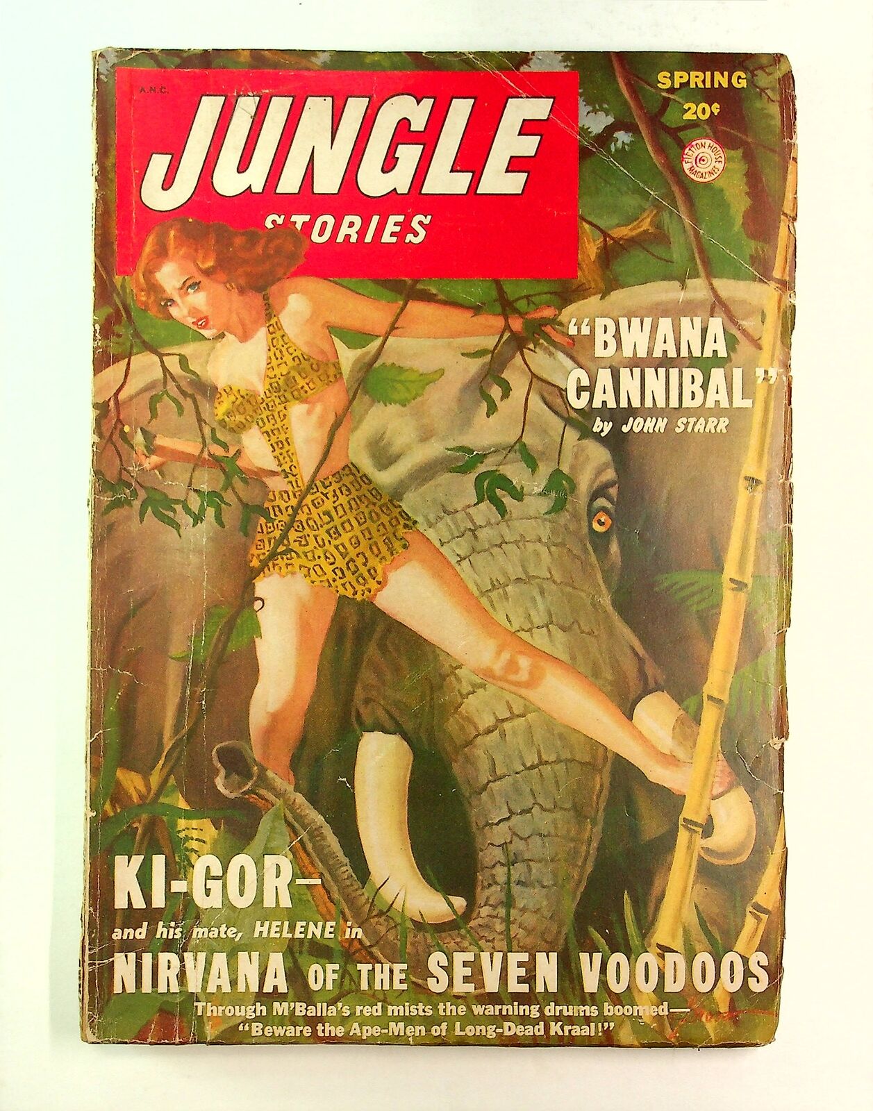 Jungle Stories Pulp 2nd Series Mar 1949 Vol. 4 #6 VG- 3.5