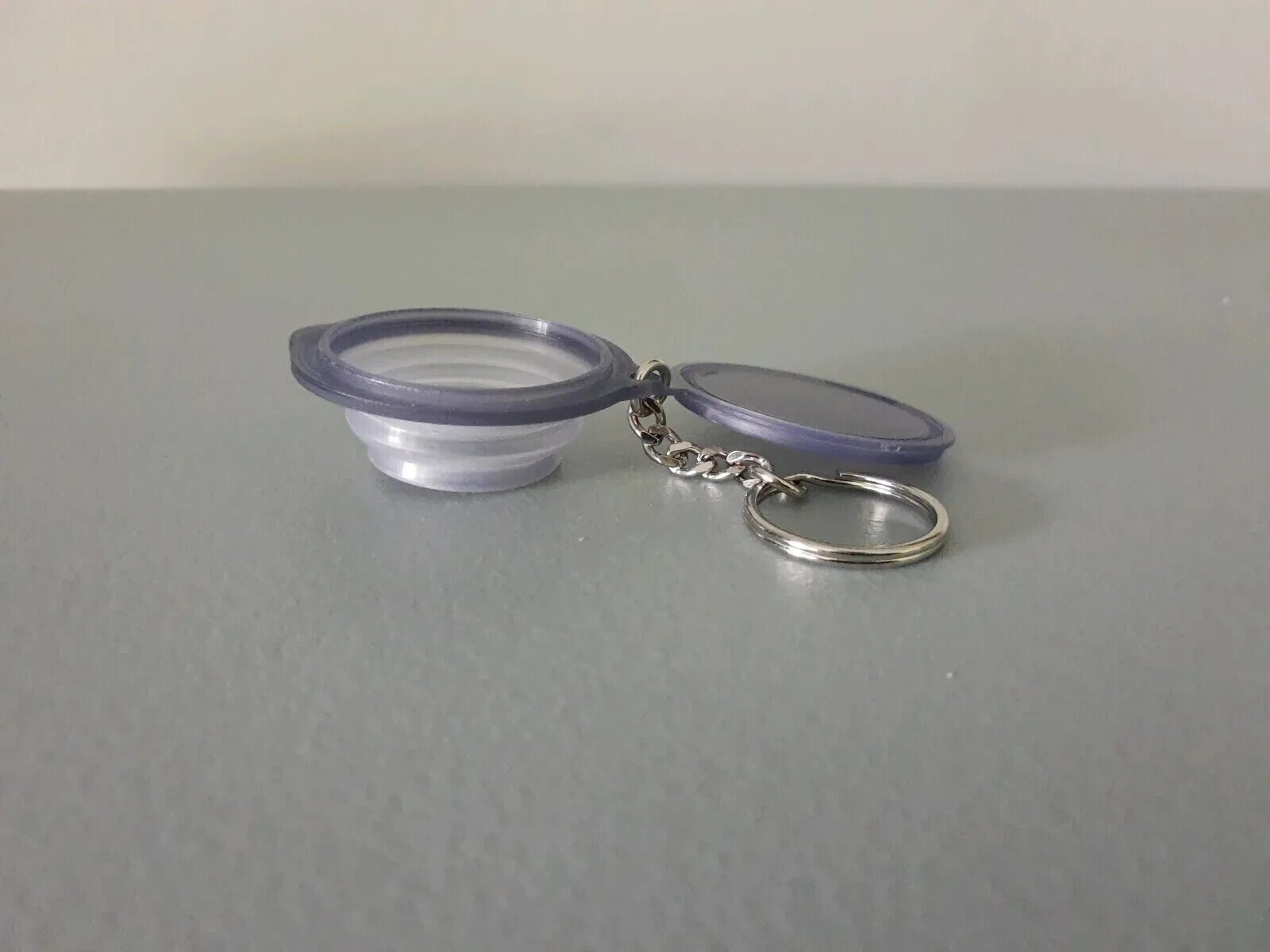 Tupperware Flat Out Bowl Keychain Tiny Treasures New and unwrapped - opens 