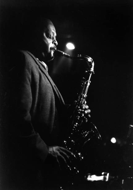 Ben Webster Playing His Saxophone At Ronnie Scotts Club 1964 OLD PHOTO