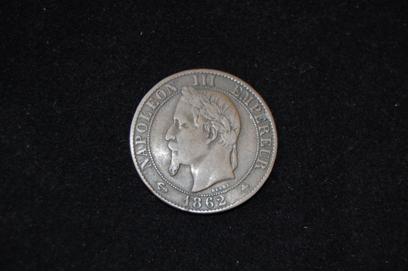 1862 - Napoleon III - Empereur French Coin