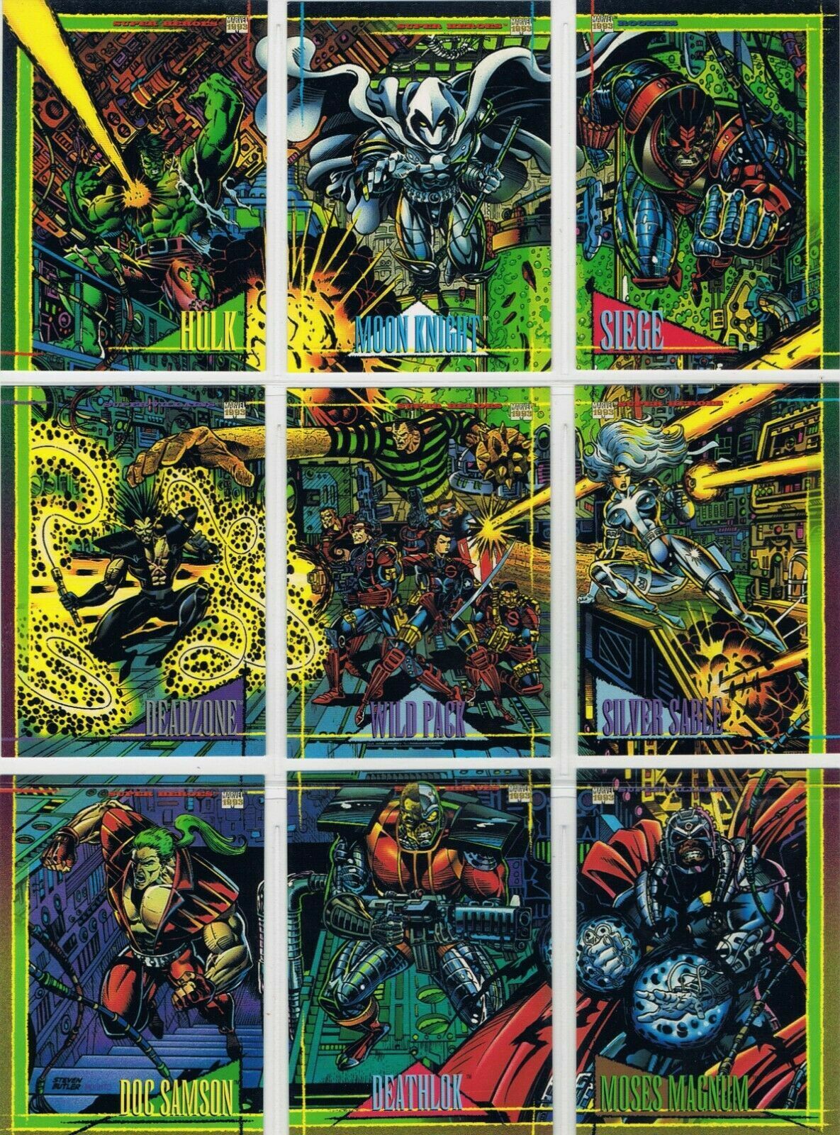 1993 Marvel Universe Series 4 Skybox Marvel Comics Singles Complete Your Set