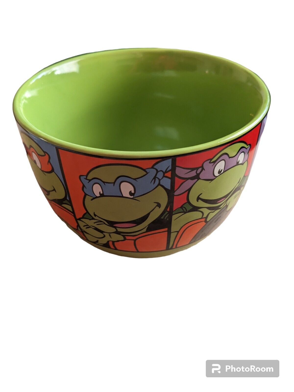2015 Teenage Mutant Ninja Turtles Large Soup Coffee 24oz Green Mug