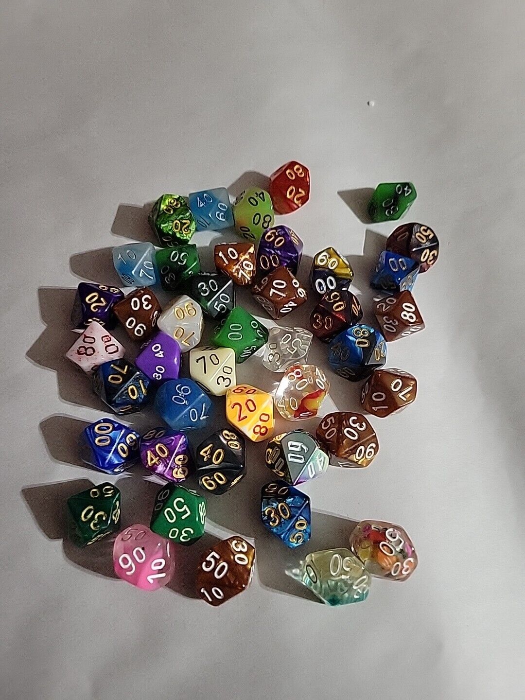 Assorted Mixed Lot of Vintage Dice Gaming Lot of 42