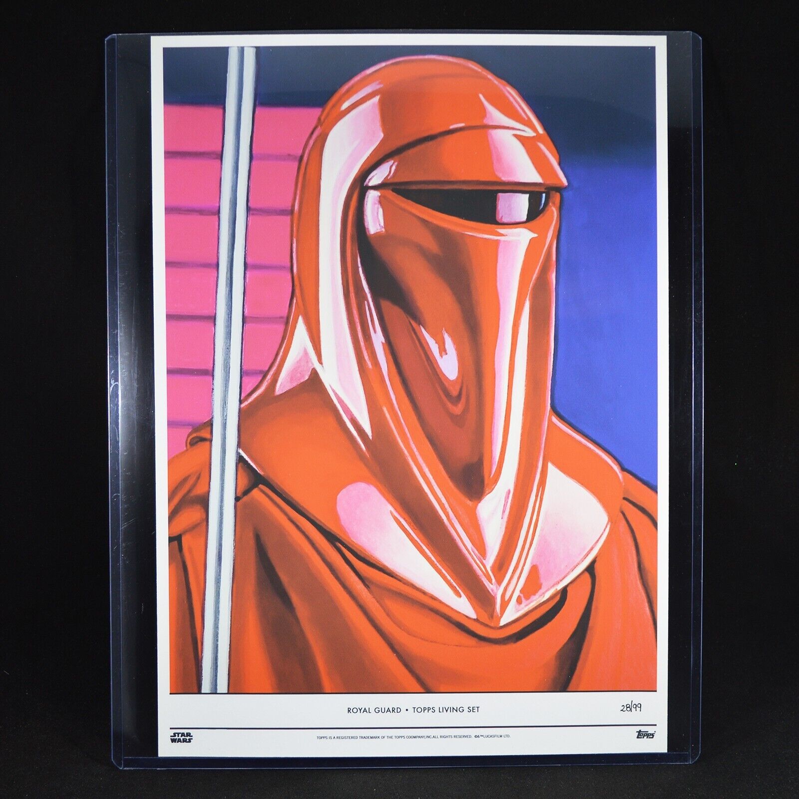 Royal Guard (10x14 Fine Art Print #28/99) Topps Star Wars Living Set #101
