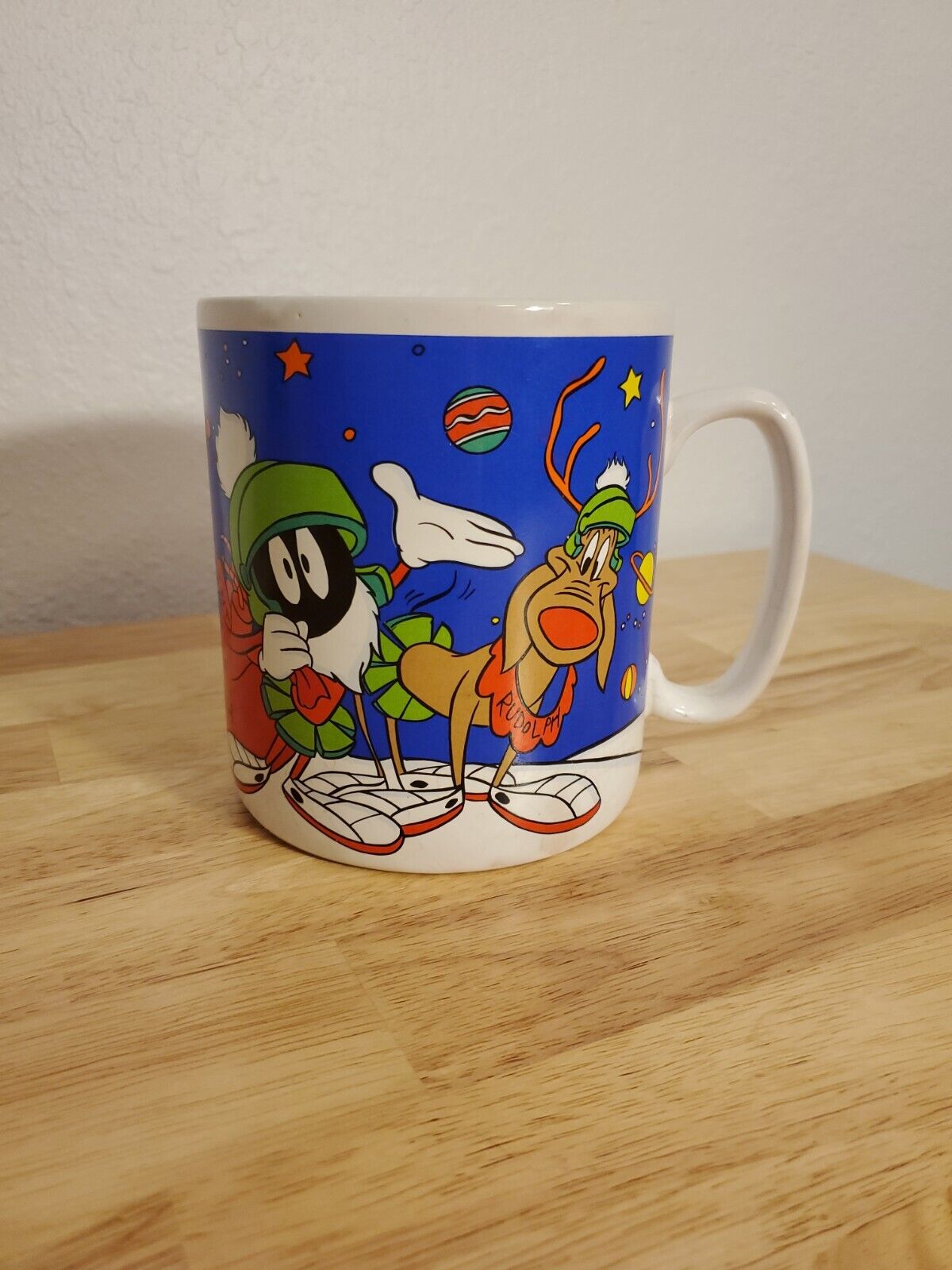 Marvin Martian Grinch Max Dog Sakura Christmas Coffee Soup Mug Cup 1997 Retro