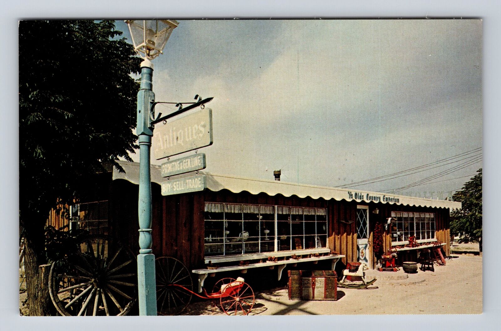 Tucson AZ-Arizona, Ye Olde Country Emporium, Antique, Vintage Souvenir Postcard