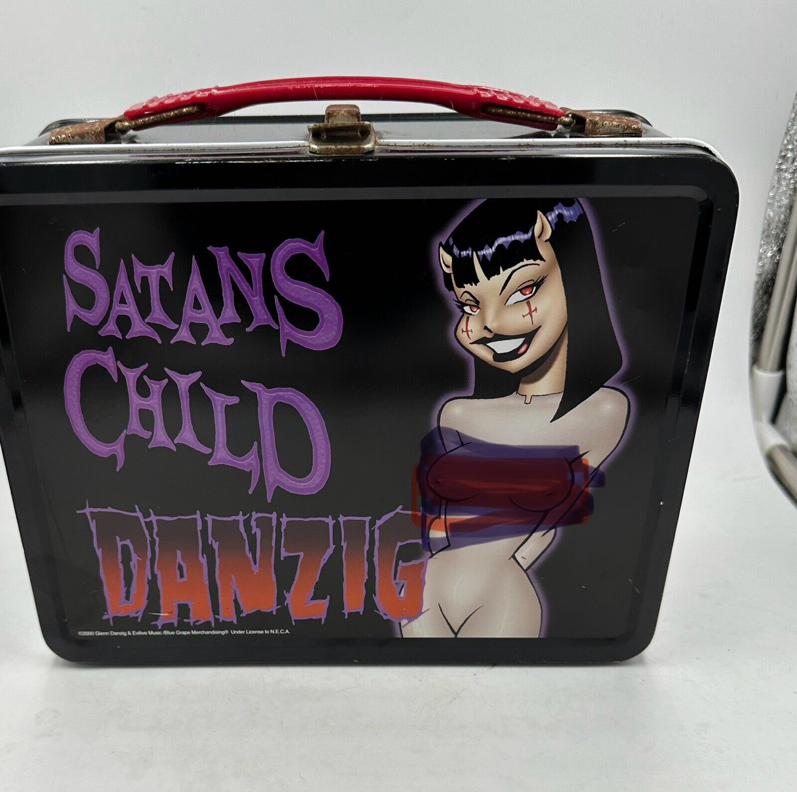Rare Glenn Danzig Satan’s Child Metal Lunch Box Neca Vintage 2000