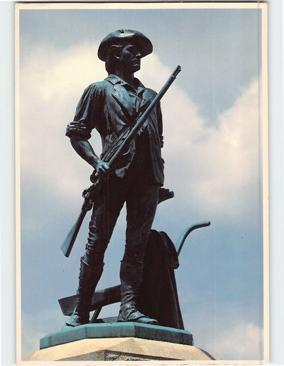 Postcard The Minuteman Minuteman National Historical Park USA