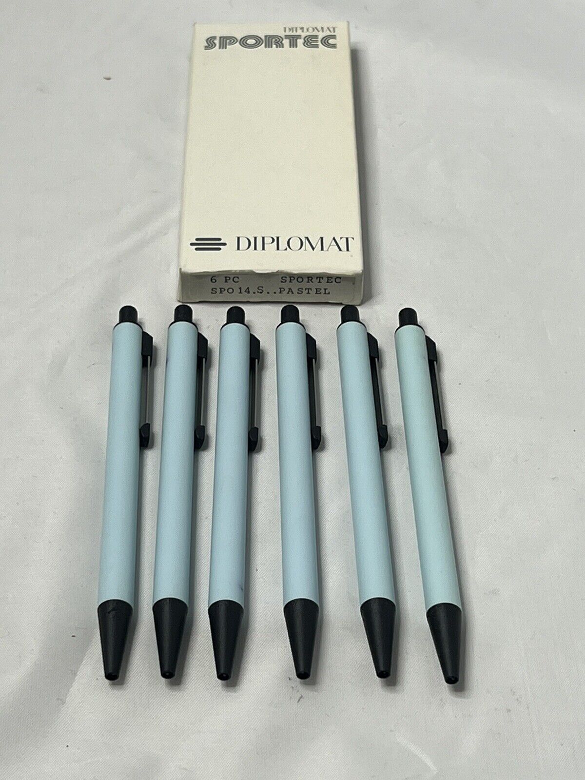 Vintage Ballpoint Pen Diplomat SPORTEC Set Of Six