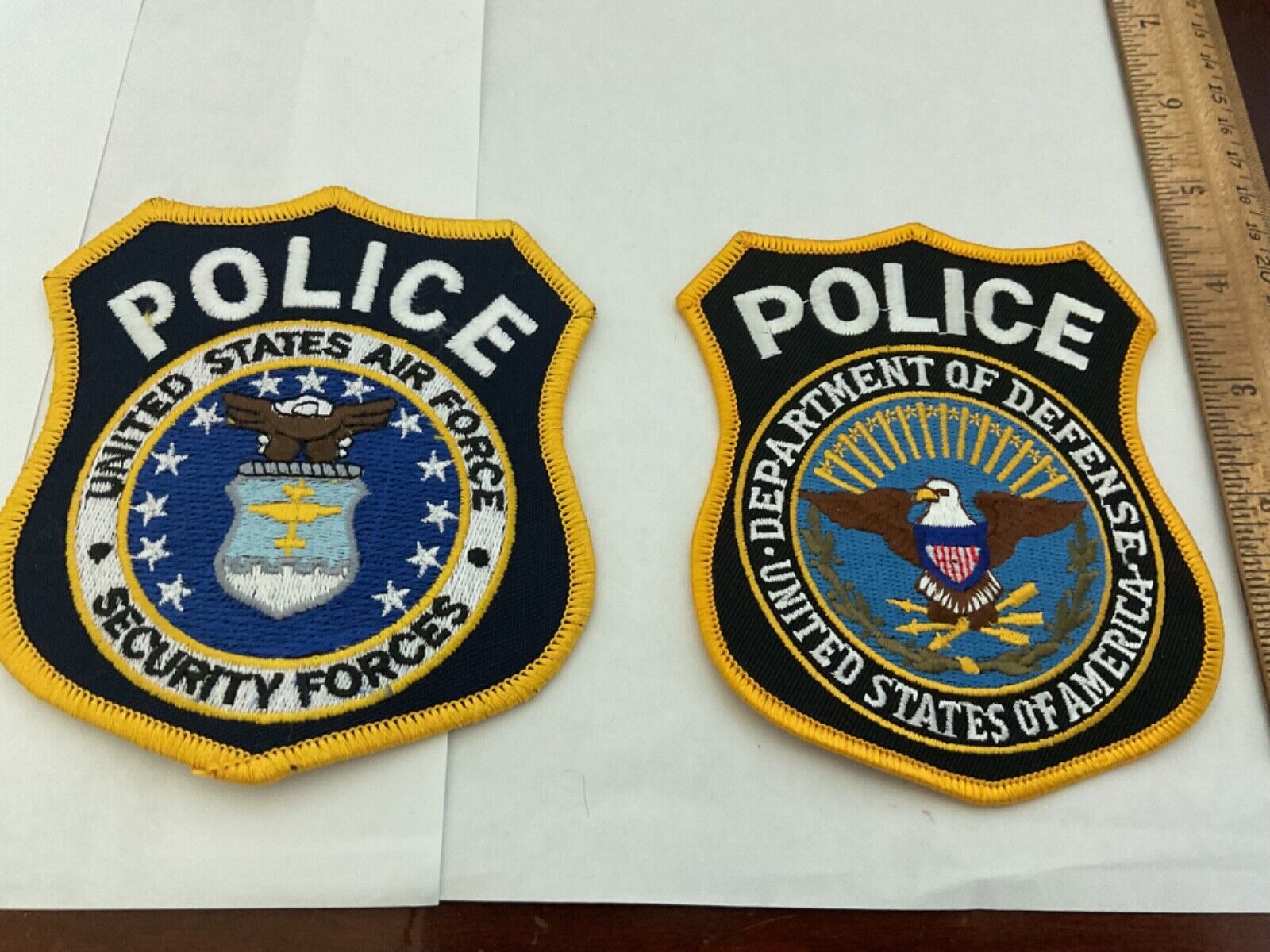Federal Police  collectors patch set 2 Full size patches new