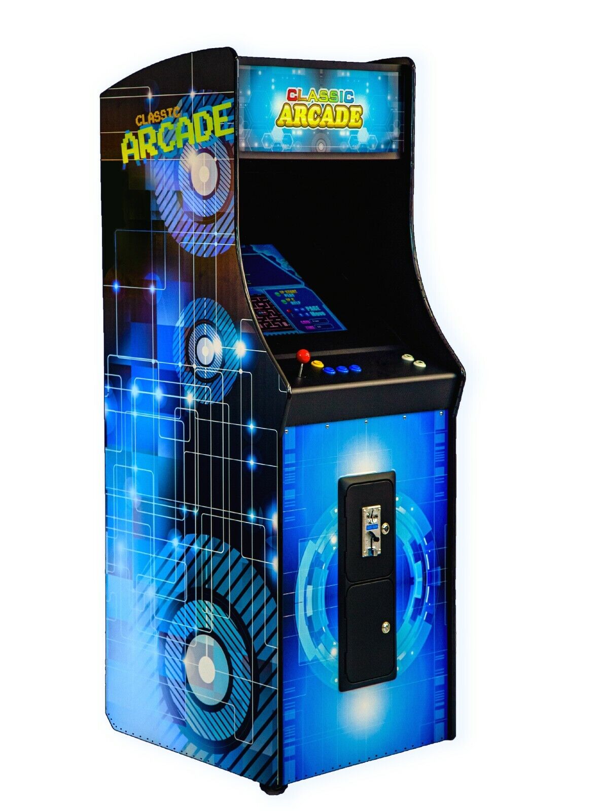 Upright Arcade with 412 Classic Games