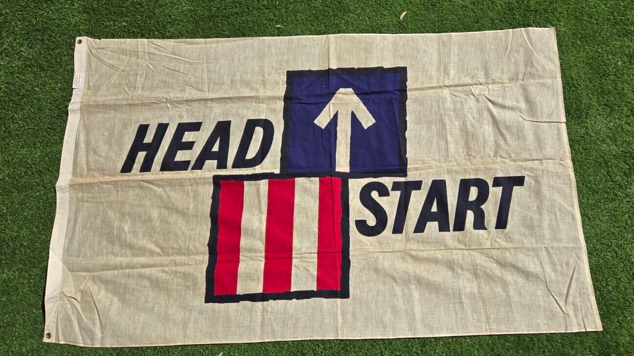 VTG United States Head Start Valley Forge 1965 Banner/Flag School History Learn