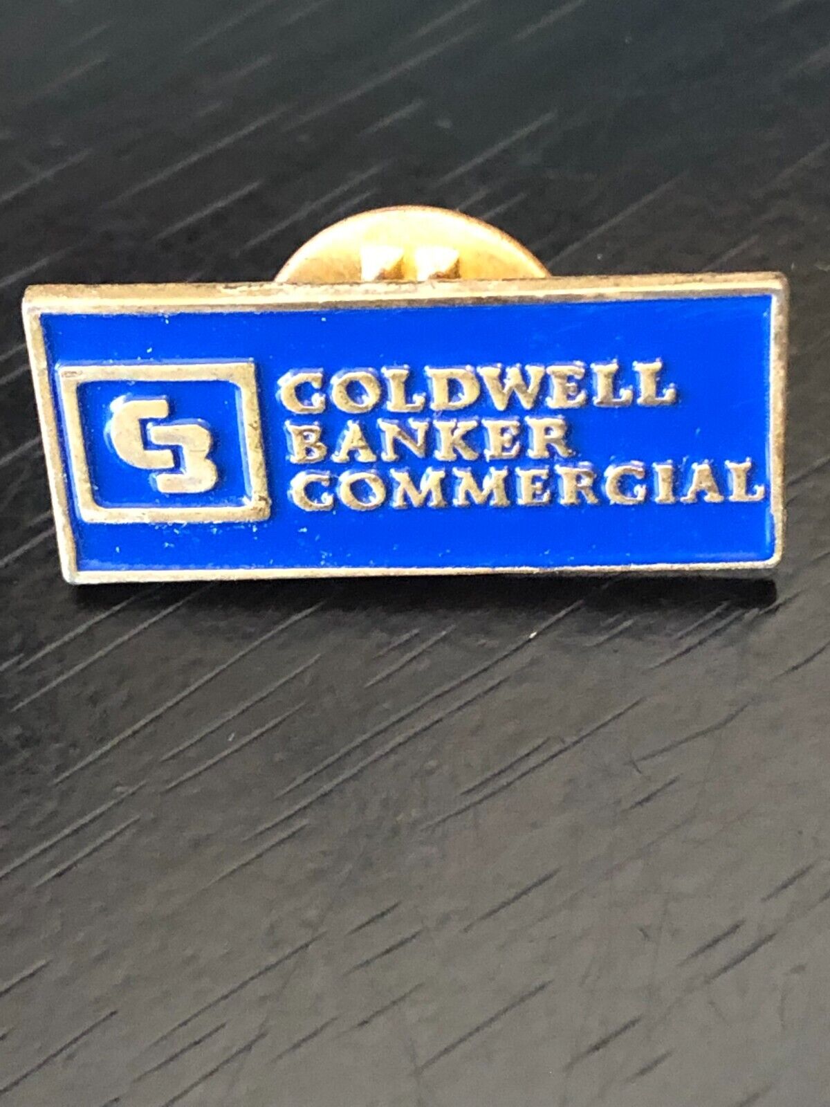 Vintage Collectible Coldwell Banker Commercial Metal Pinback Lapel Pin Hat Pin