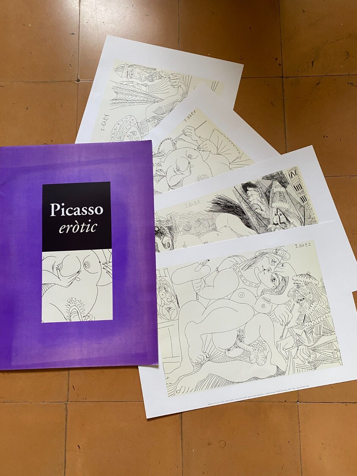 Picasso Erotic - Folder With 4 Sheets - Museum Picasso Of Barcelona - 50 X 35 CM