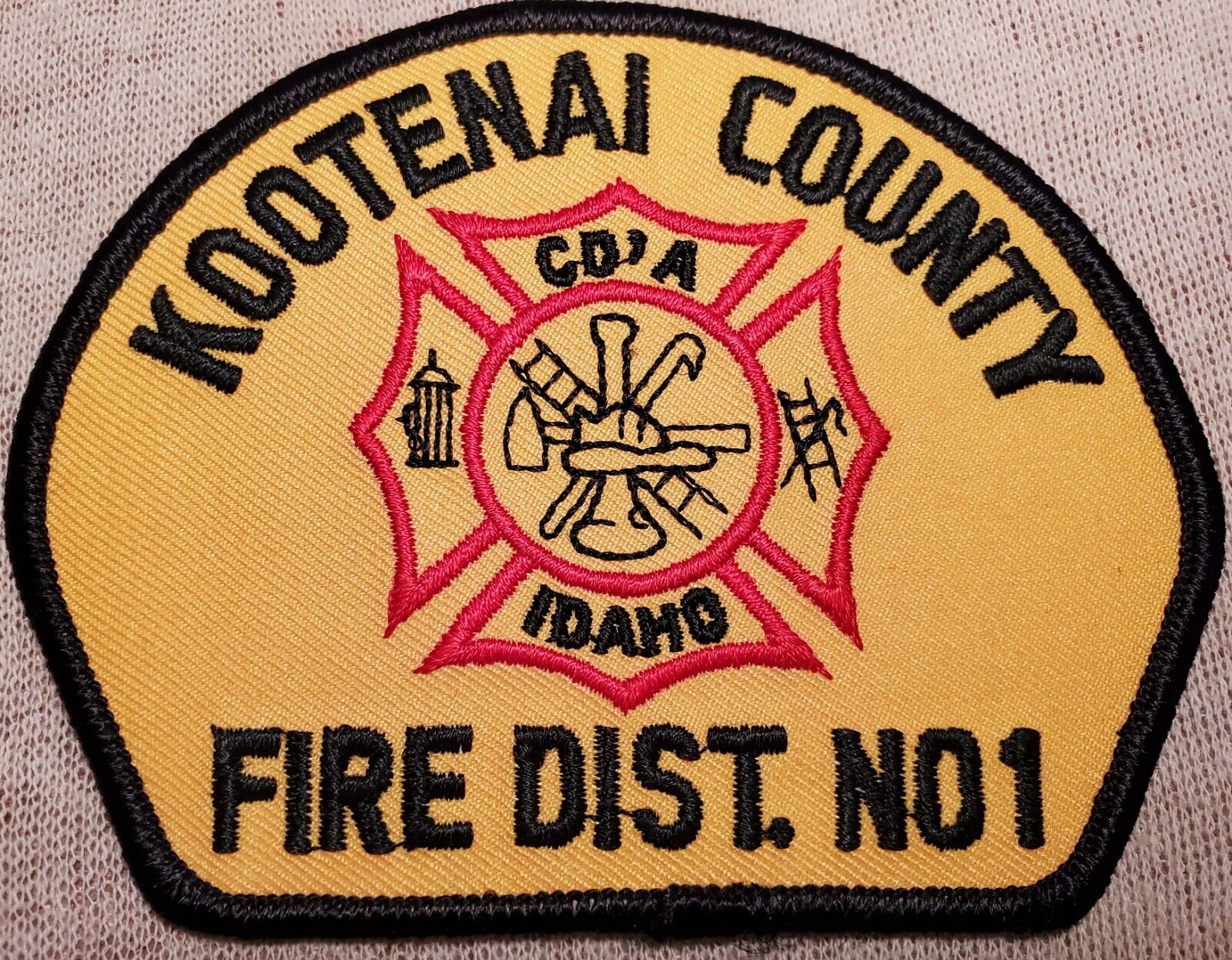 ID Kootenai Idaho Fire District No 1 Shoulder Patch