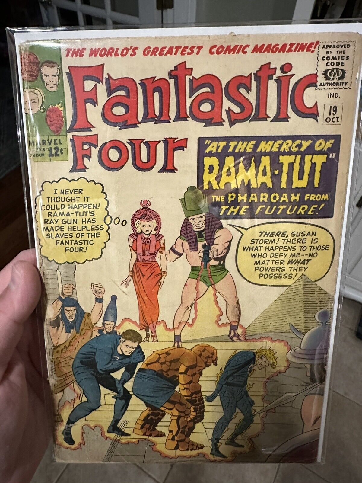 Fantastic Four #19 (Marvel, 1963) First App. Rama Tutt (Kang) WP KEY Jack Kirby