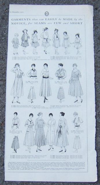Garments That are Easily Made for Women 1916 Ladies Home Journal Page