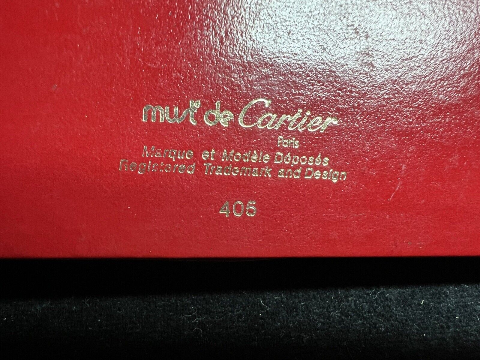 Cartier Box Pen Sphere 406 Inside Pre Format Numbered
