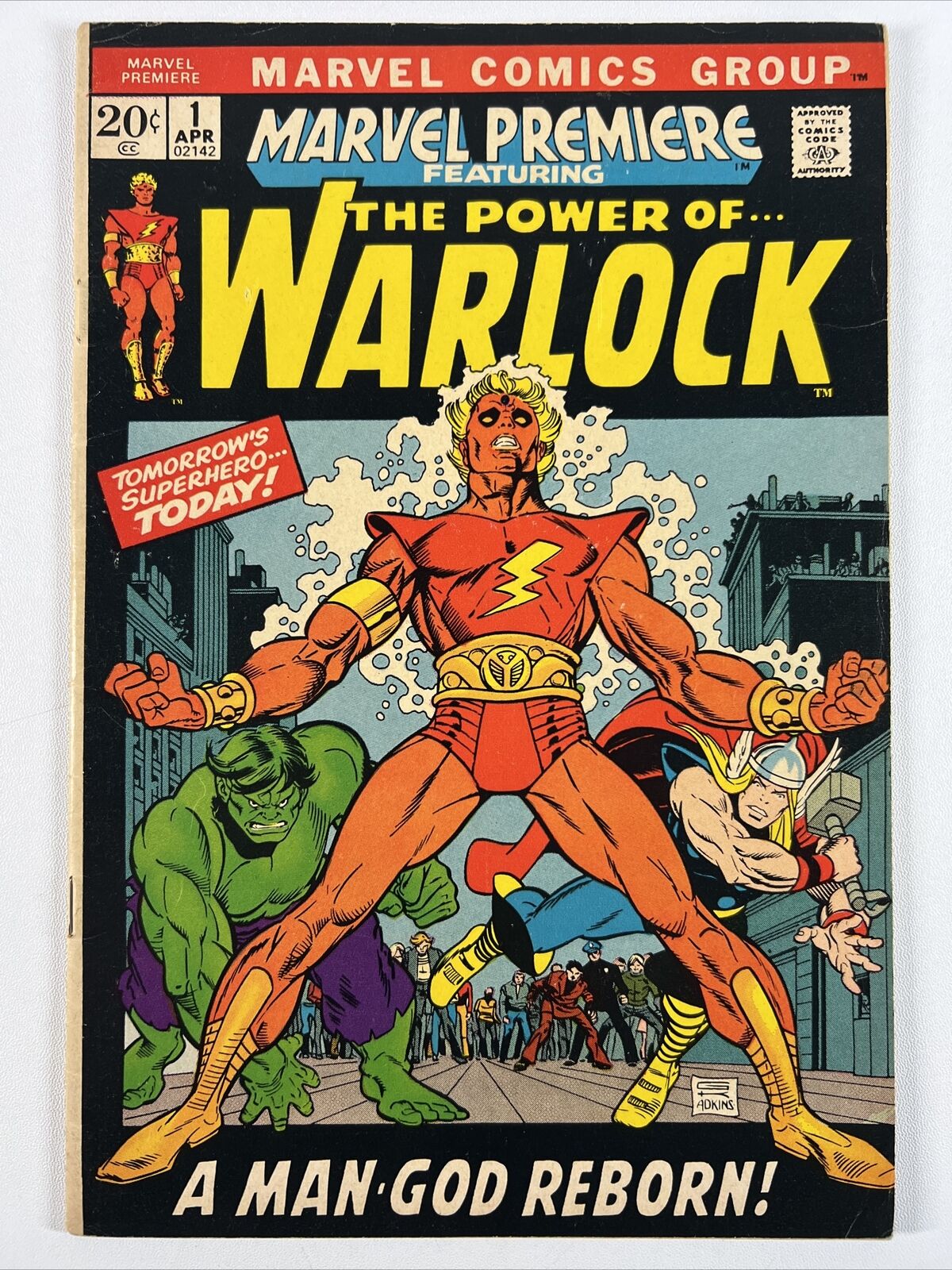 Marvel Premiere #1 (1972) Warlock ~ Marvel Comics
