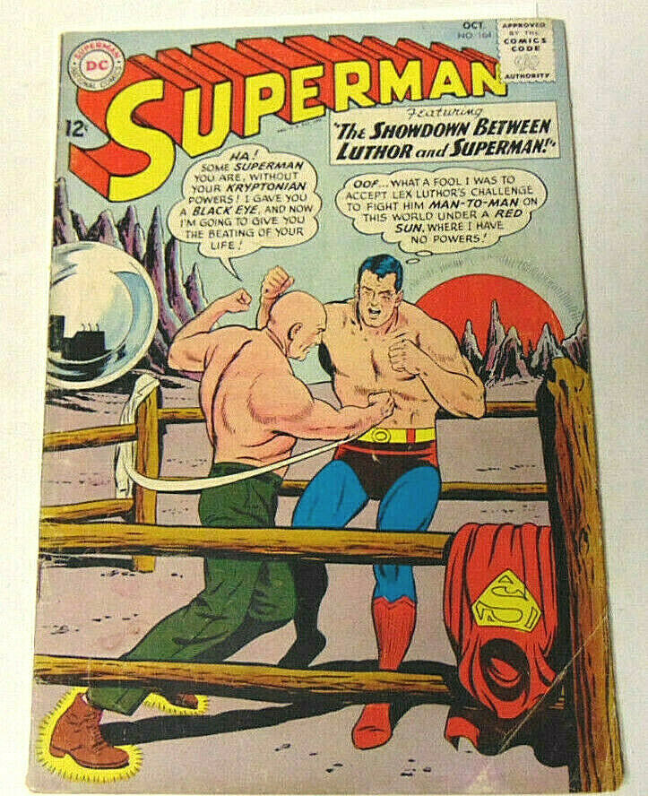 Superman #164 GD/VG 1963 DC Comics Lex Luthor Curt Swan