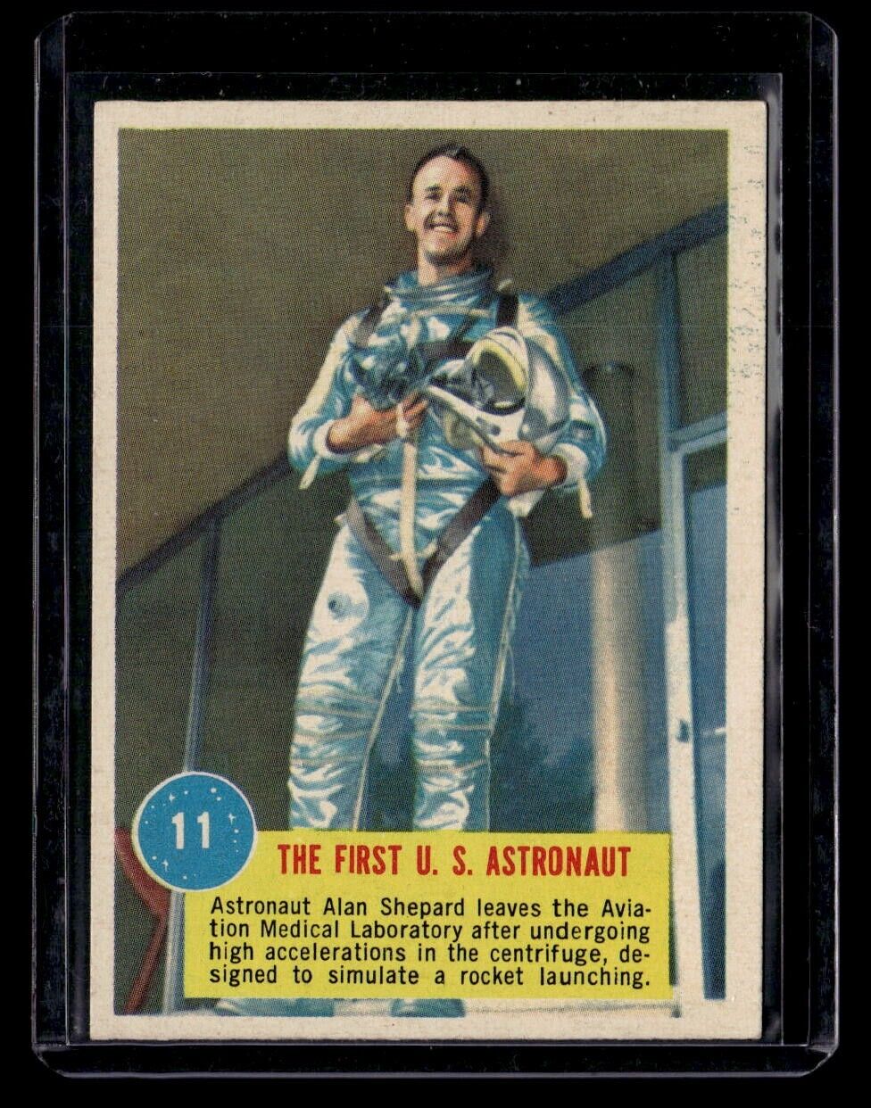 1963 Topps Astronauts Card #11 Alan Shepard \