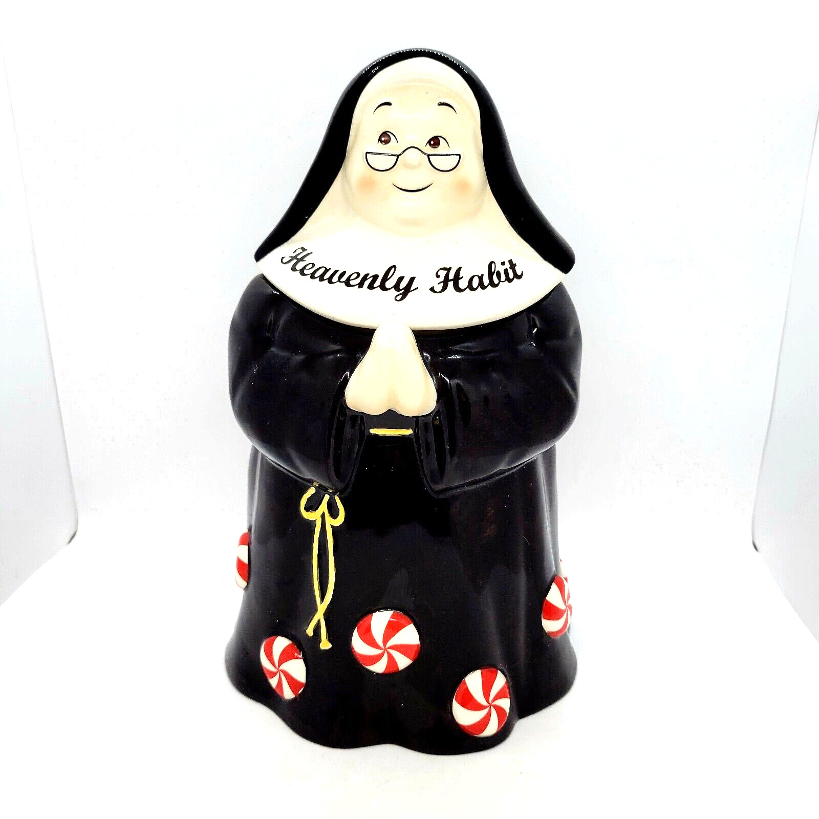WMG 2008 Heavenly Habit Nun With Peppermints Cookie Jar