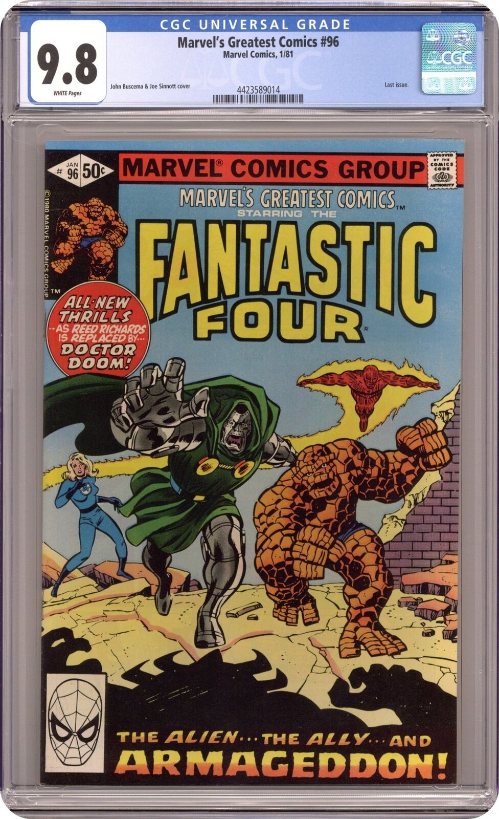 Marvel's Greatest Comics #96 CGC 9.8 1981 4423589014