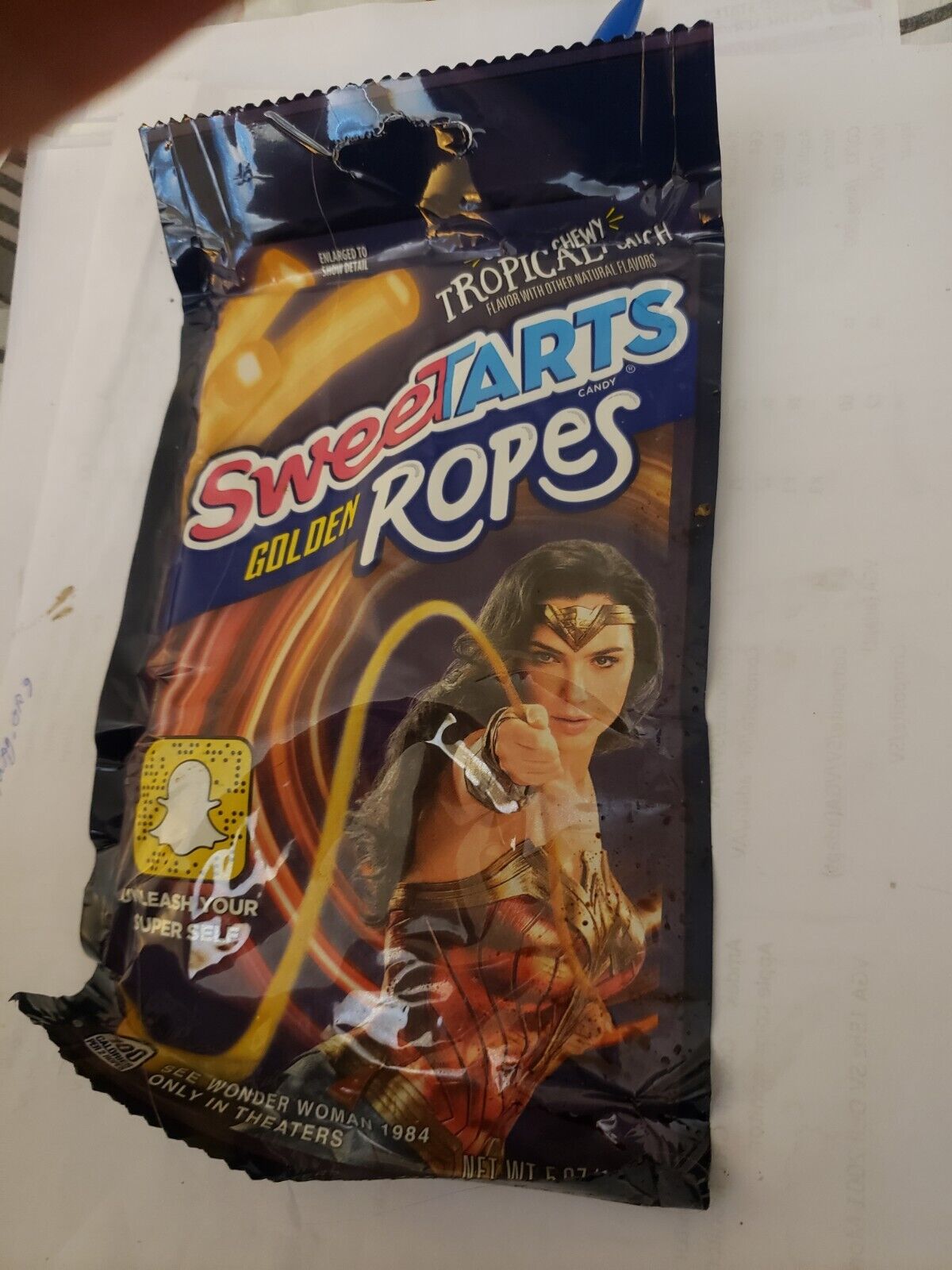 Sweetarts Wonder Woman Golden Ropes Ww84 New Sealed 2020