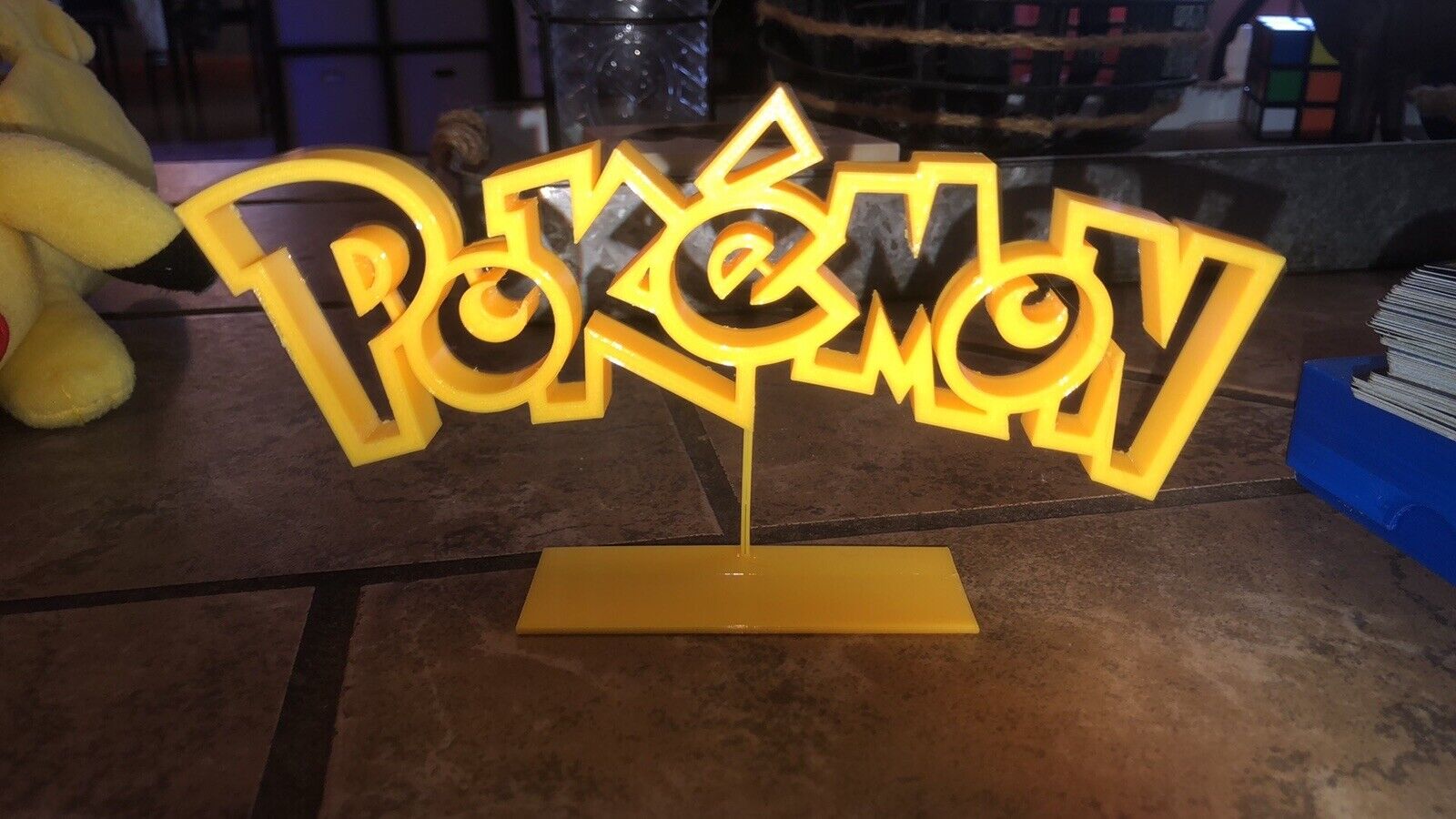 pokemon stand decor 